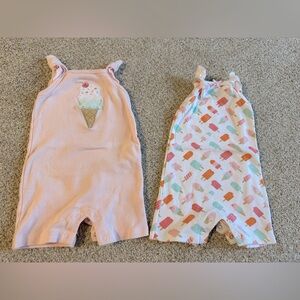 Hudson Baby 2 Piece Romper Set